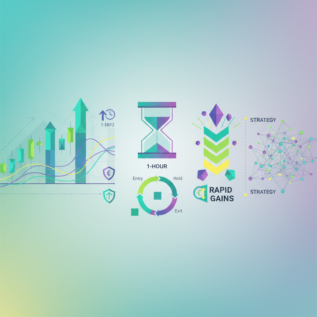 Illustration about The Ultimate 1-Hour Swing Trading Strategy for Rapid Gains The 1-hour swing trading strategy is a po for traders