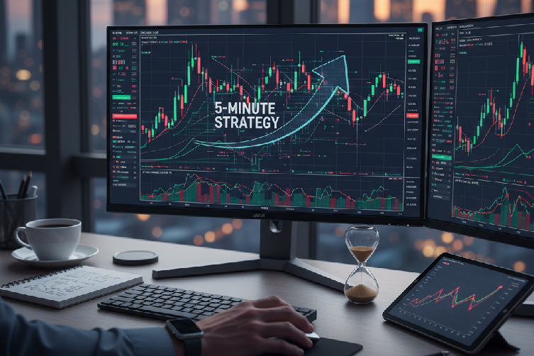 Illustration about The Ultimate 5-Minute Trading Strategy for Rapid Profits Introduction In the fast-paced world of for for traders